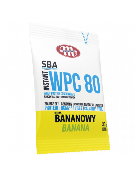 SBA WPC 80 bananowy 30 g