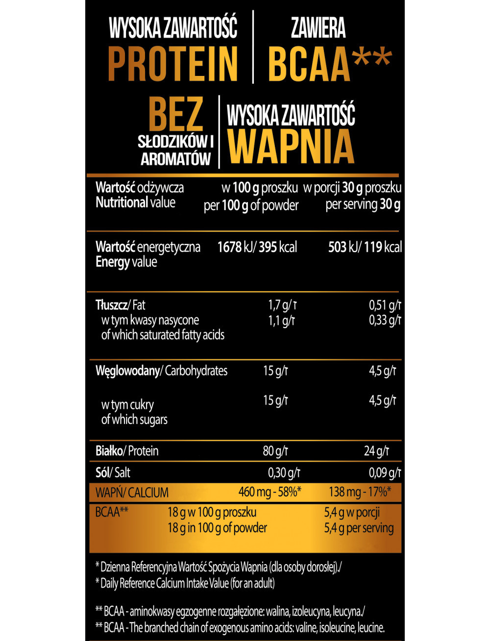 Koncentrat Białek Serwatkowych Wpc 80 Herkules 30 G