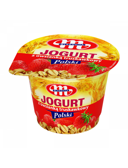 Jogurt z owsianką truskawkowy 180 g