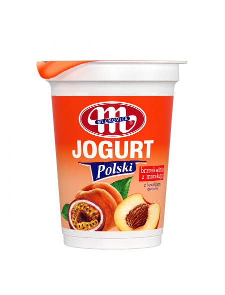 Jogurt Polski brzoskwinia z...