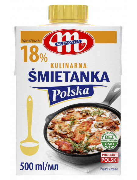Śmietanka Polska 18% UHT 500 ml