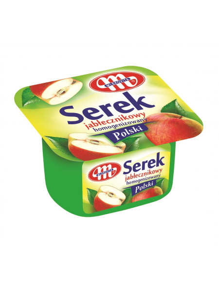 Serek homogenizowany Polski o smaku jabłecznikowym 150 g X 4 SZT.