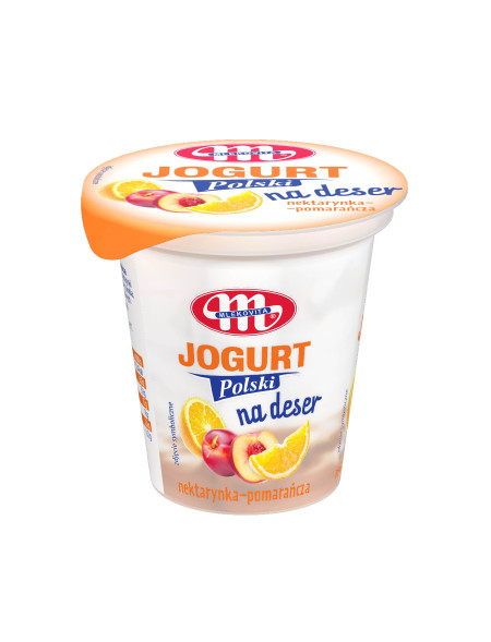 Jogurt Polski na deser nektarynka - pomarańcza 125g