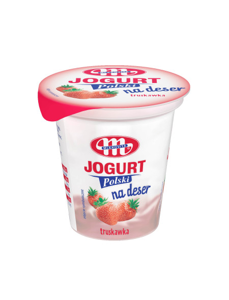 Jogurt Polski na deser truskawkowy 125g