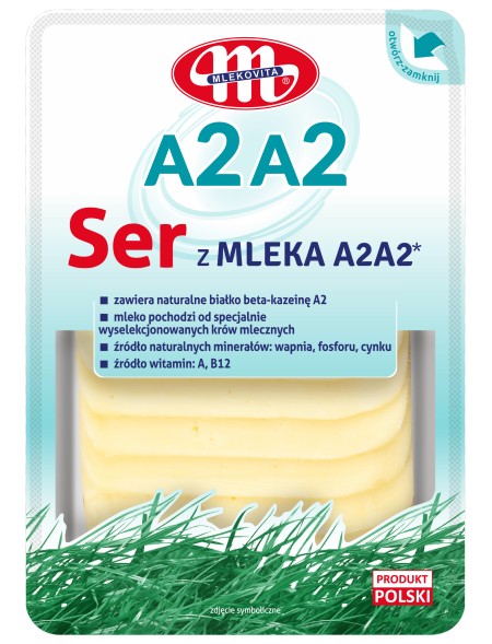 Ser z mleka A2A2 w plastrach 135g