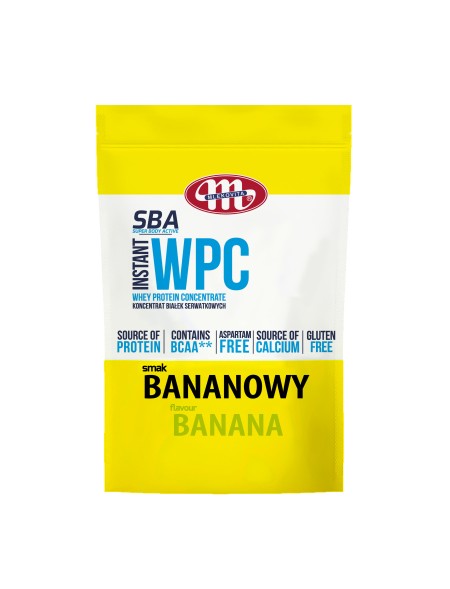 SBA WPC koncentrat białek serwatk. instant banan 700 g