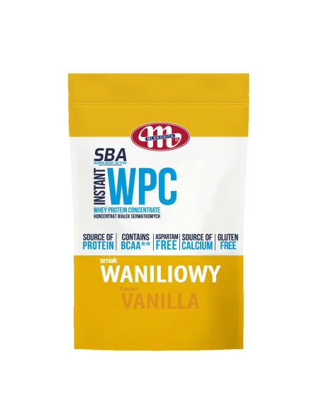 SBA WPC koncentrat białek serwatk. instant waniliowy 700 g