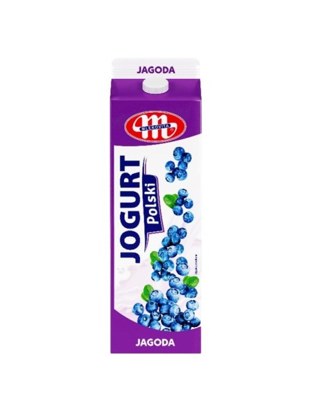 Jogurt Polski jagodowy karton 1kg