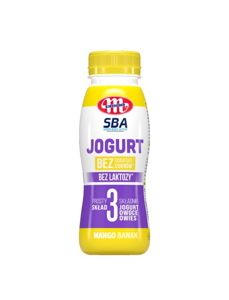 SBA jogurt bez laktozy mango - banan 250 g