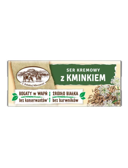 Ser kremowy z kminkiem z Polskiej Mleczarni 100 g