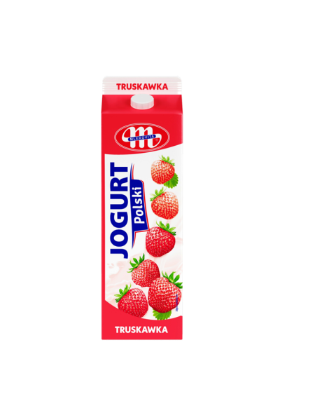 Jogurt Polski truskawka karton 1kg